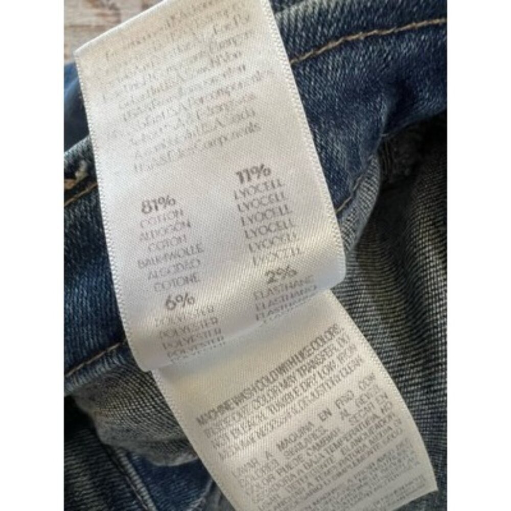 Mother The Tie Patch Rambler Jean Hop On Hop Off Jeans Womens Size 29 Stretch - Picture 5 of 10